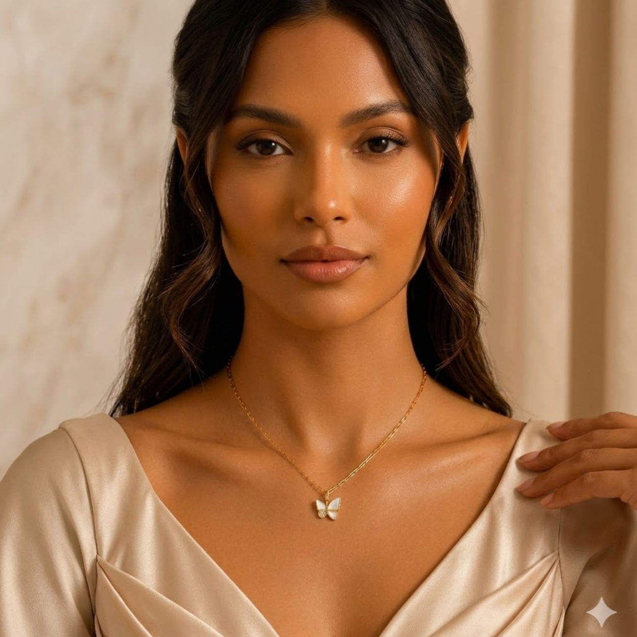 Meher Butterfly Necklace