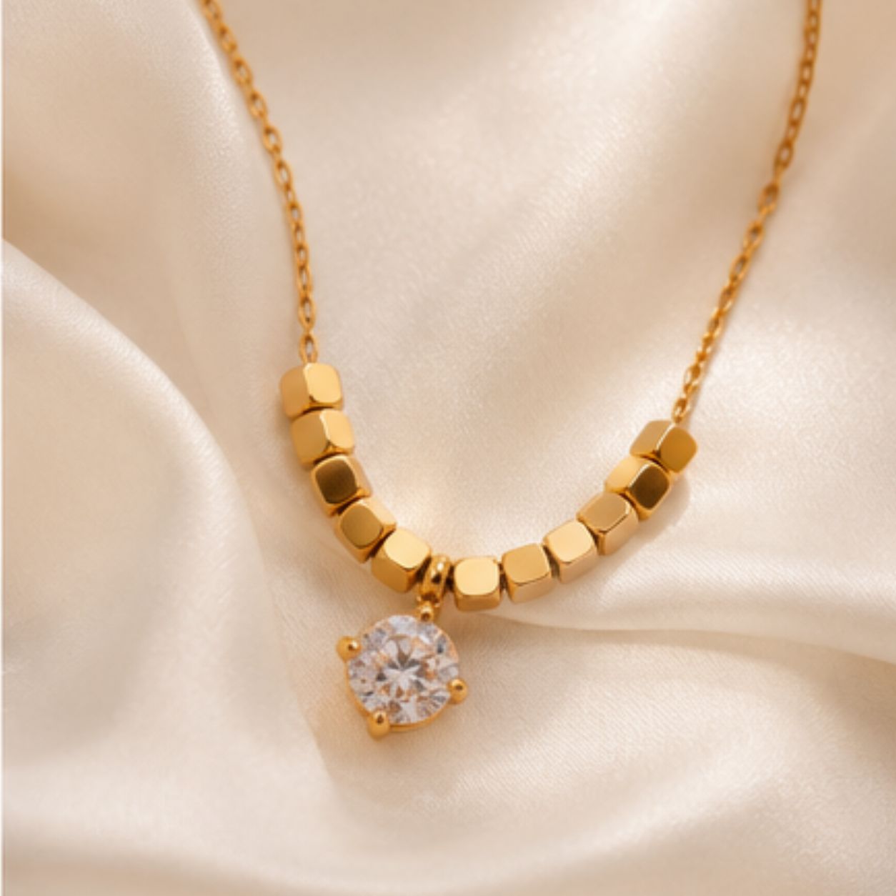 Jade Prism Collar Necklace