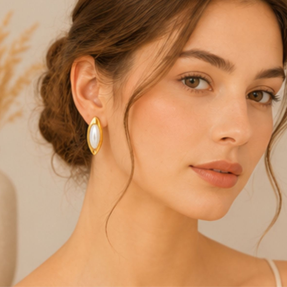 Zehra Pearl Capsule Earrings