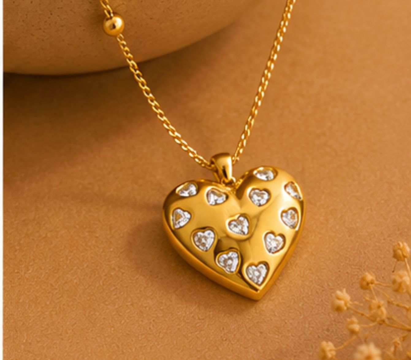 Lovers Mark Heart Pendant