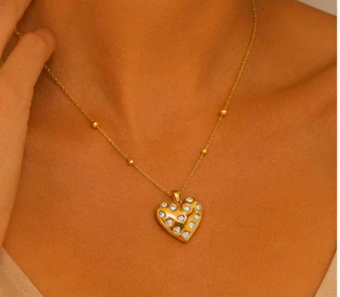 Lovers Mark Heart Pendant