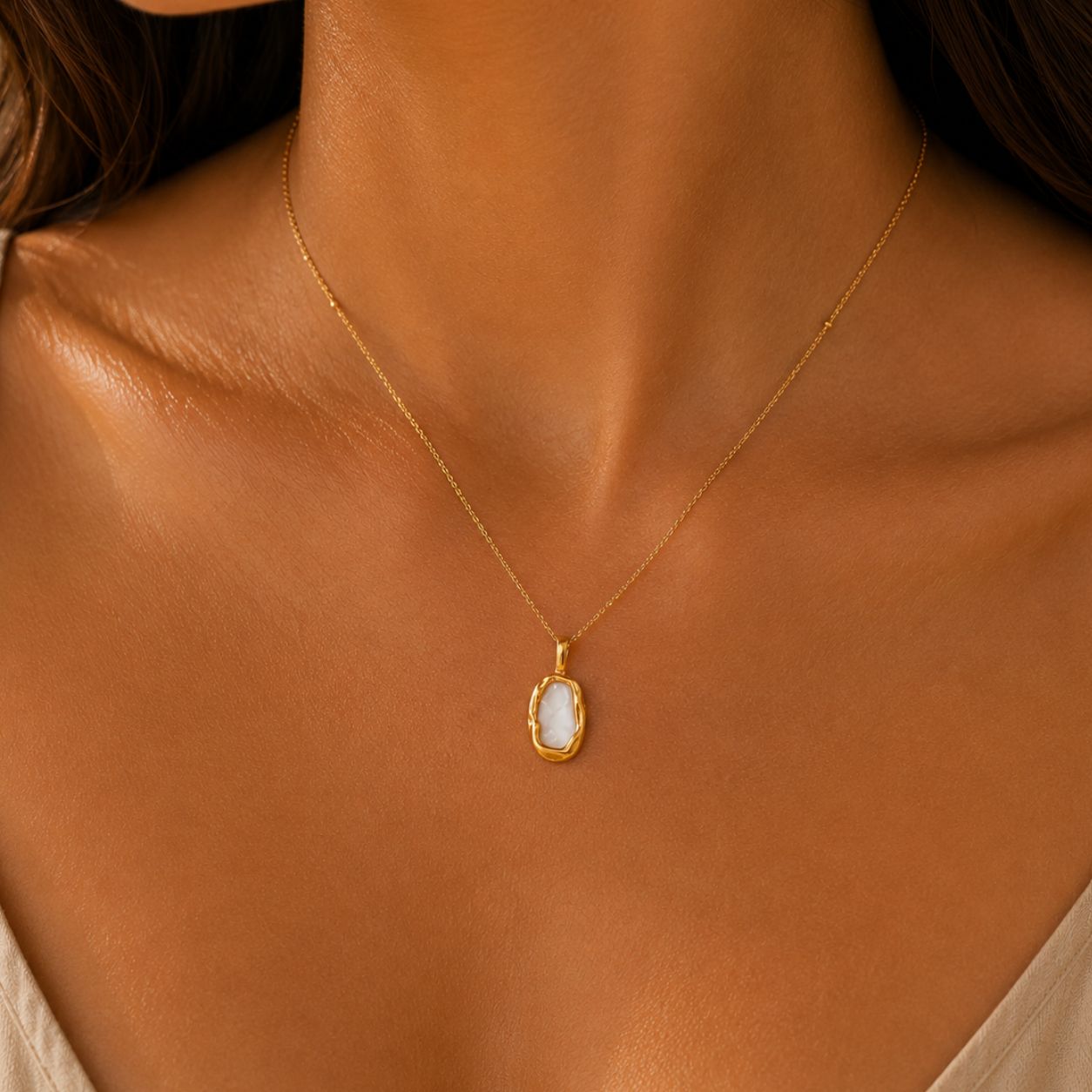 Tara Molten Shell Necklace