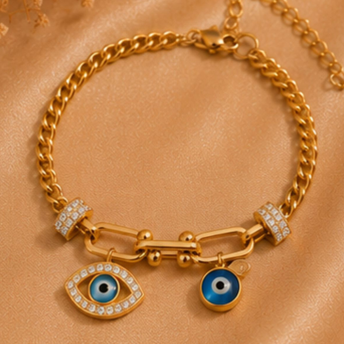 Nazar Shield Charm Bracelet