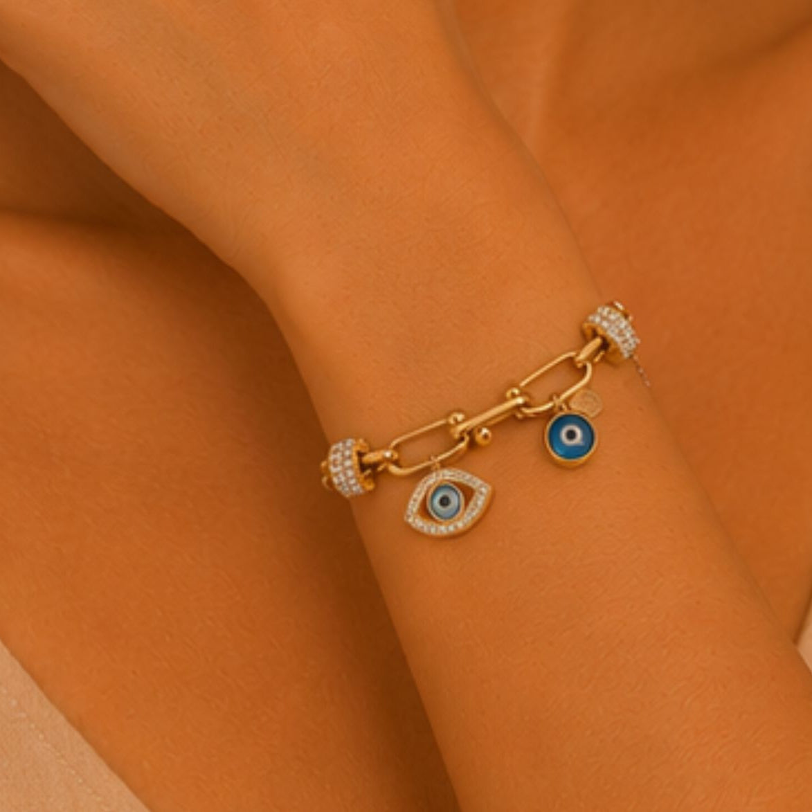 Nazar Shield Charm Bracelet