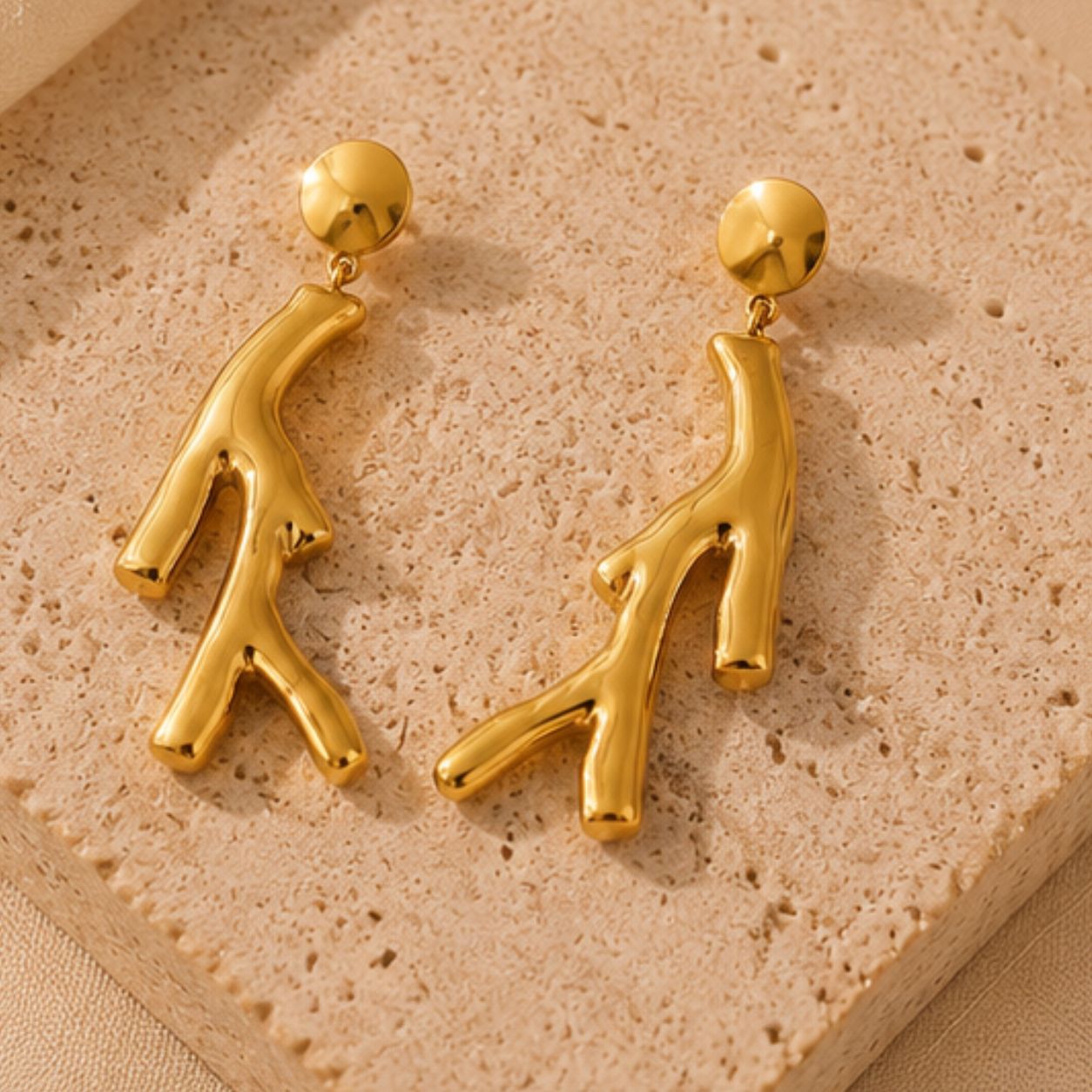 Ira Coral Dangle Earrings