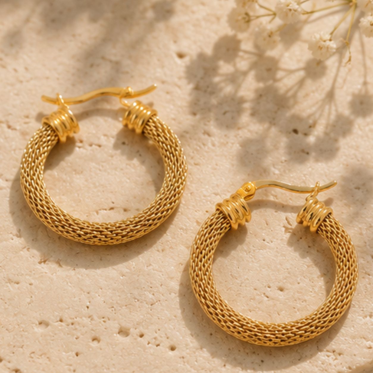 Ruhani Fine Mesh Hoops