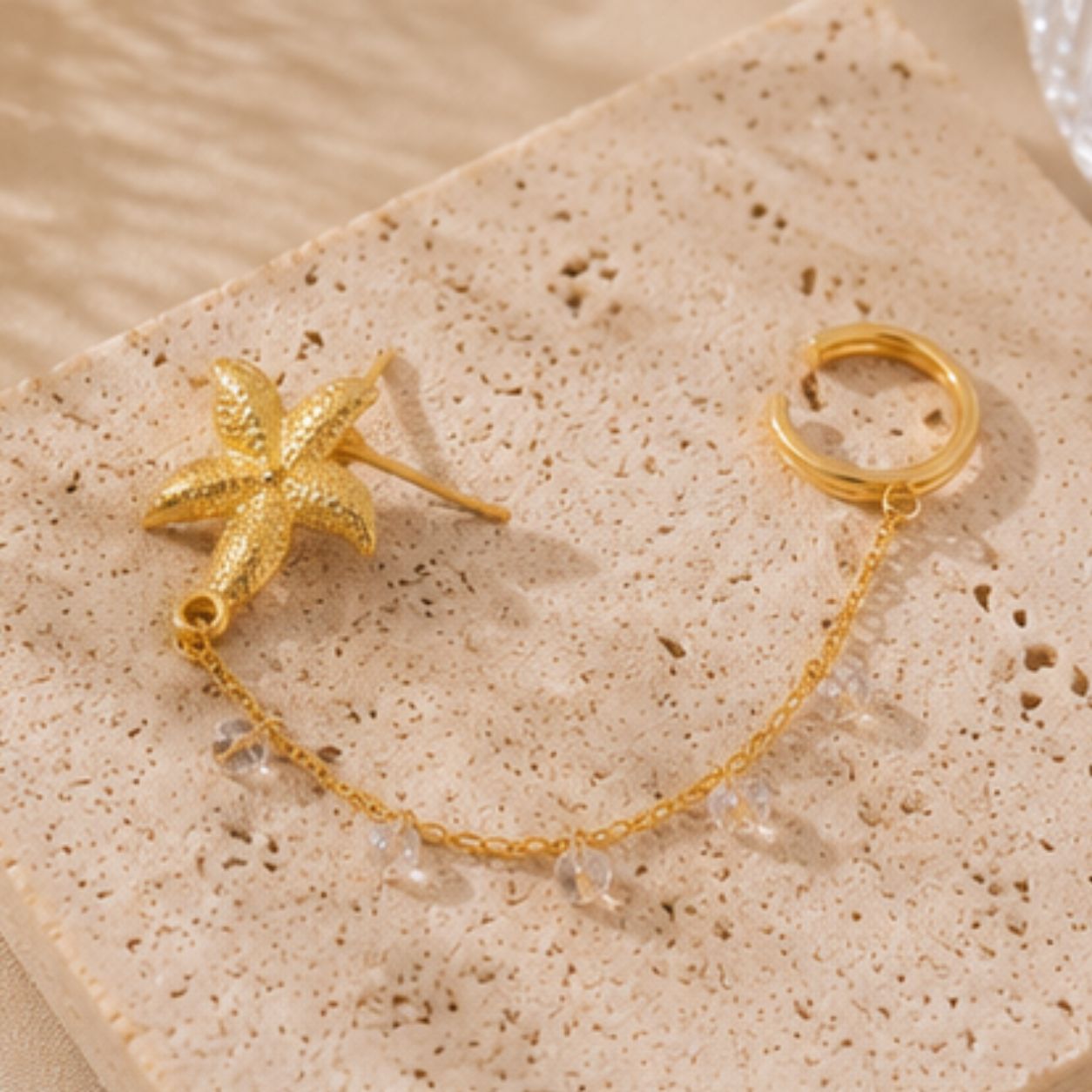 Tara Star Chain Earring