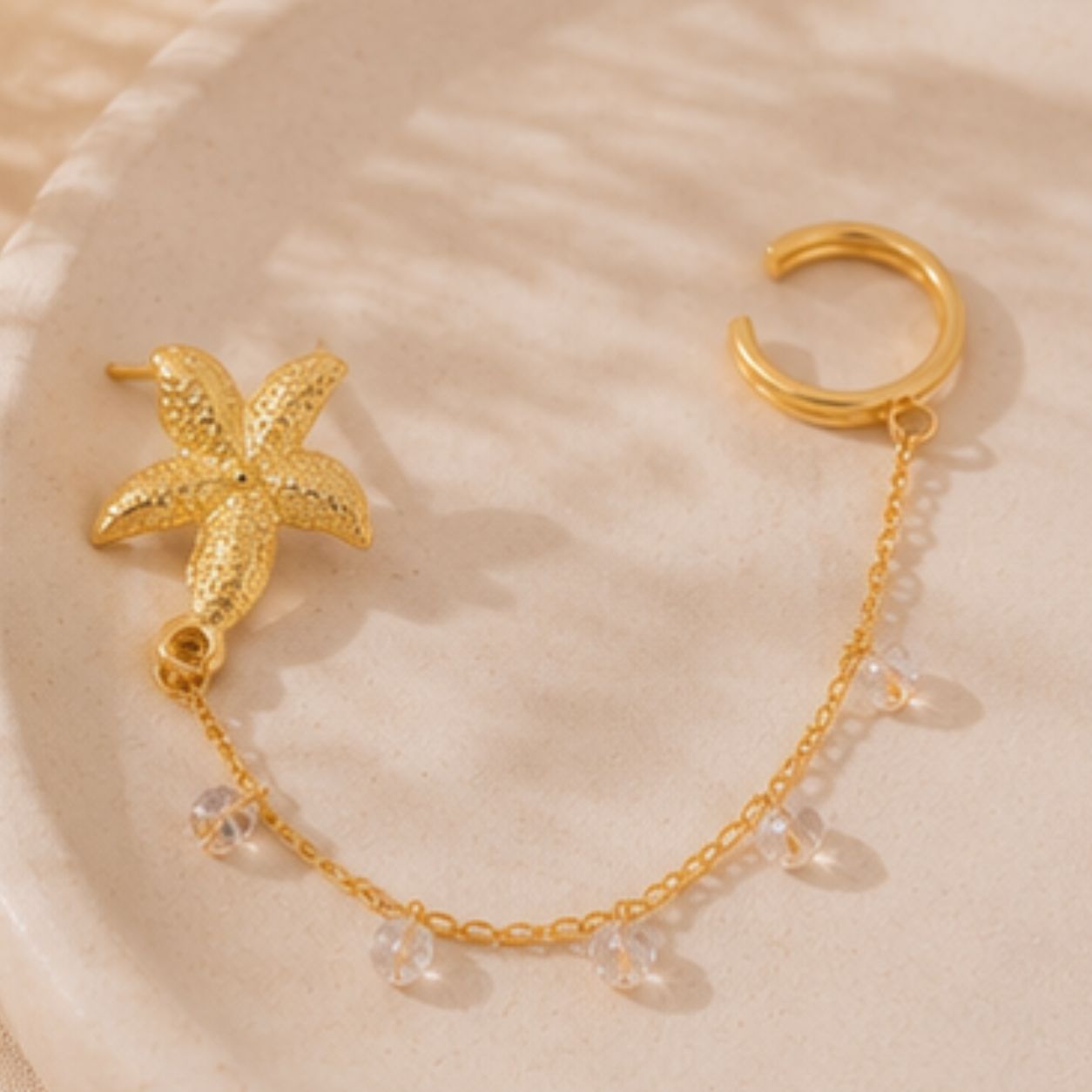 Tara Star Chain Earring