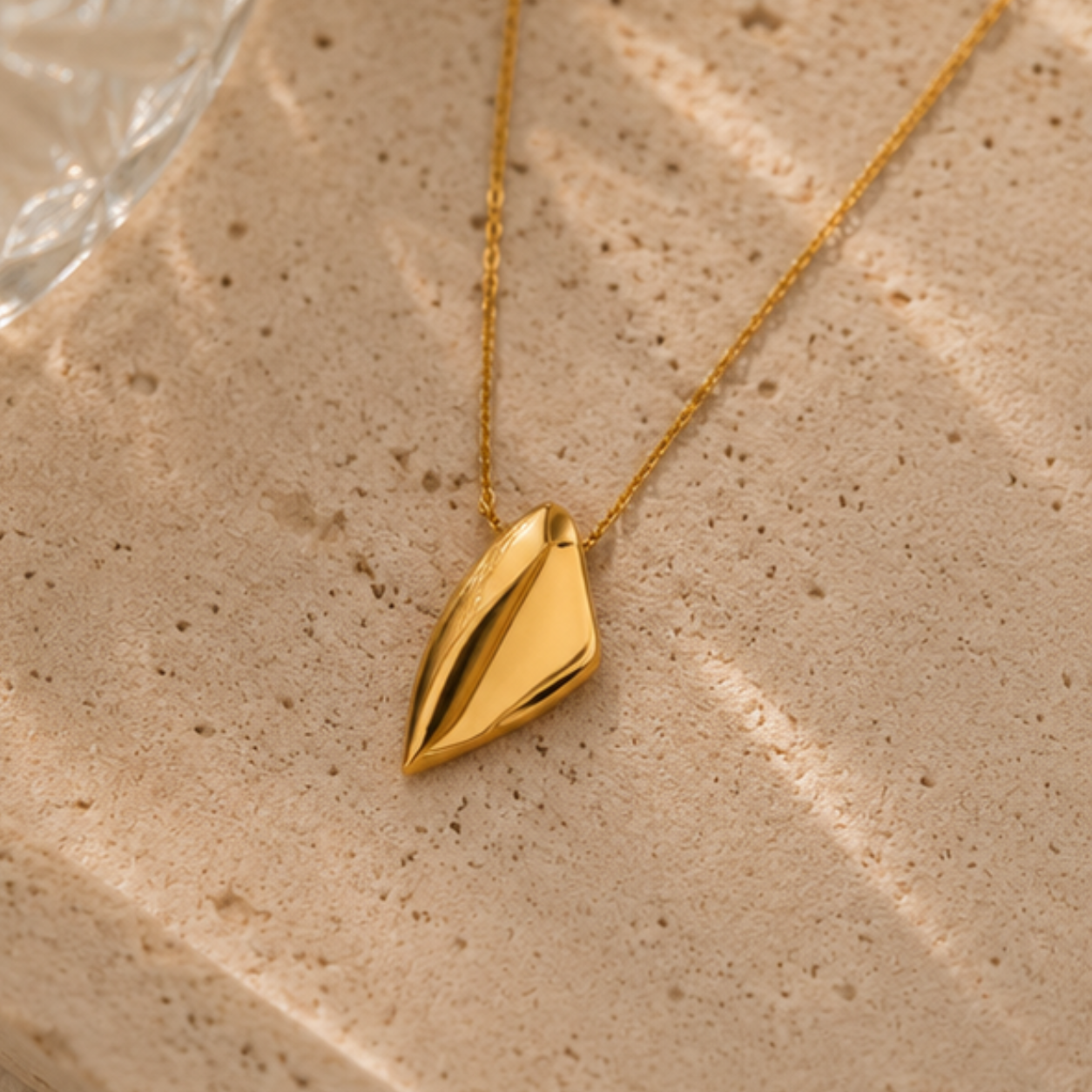 Avant Gold Slice Necklace