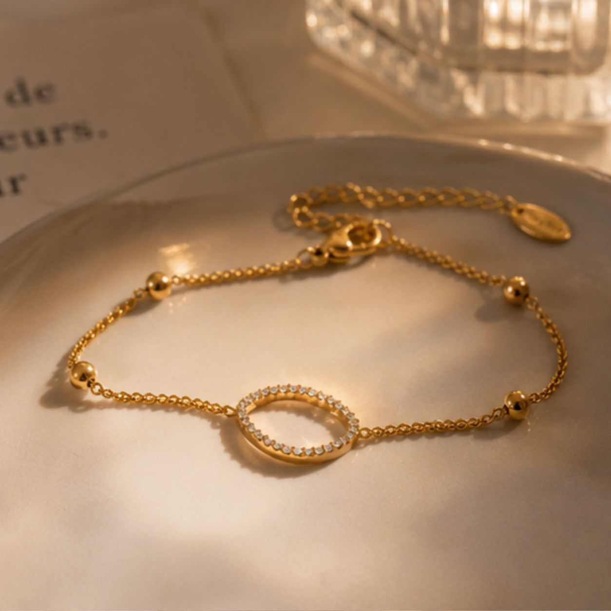 Aarohi Rounded Zircon Bracelet