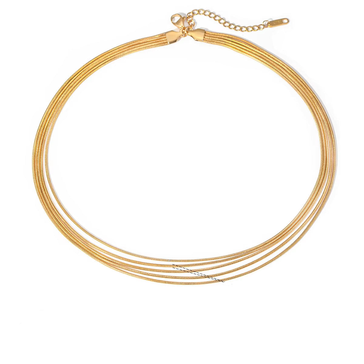 Aaral Gold Cascade Necklace
