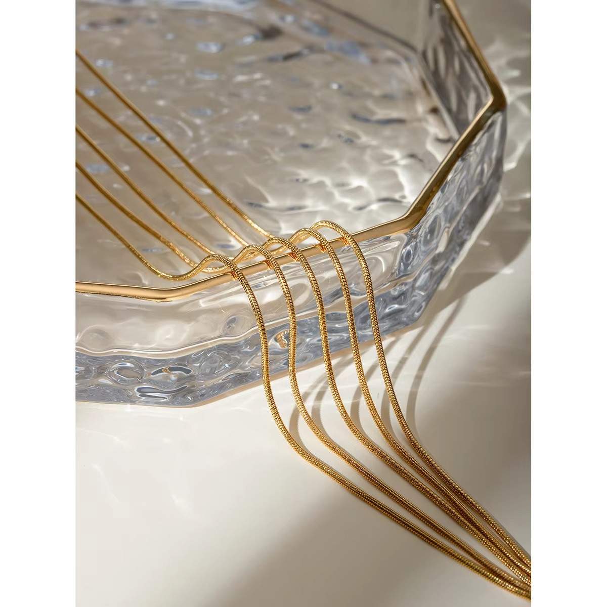 Aaral Gold Cascade Necklace