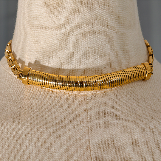 Aarohi Coil Choker Necklace