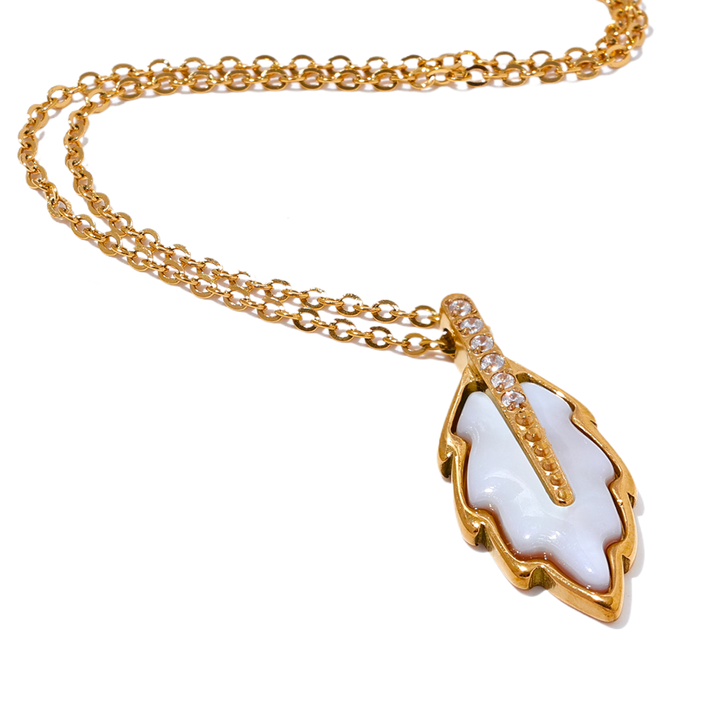 Aarohi Leaf Necklace