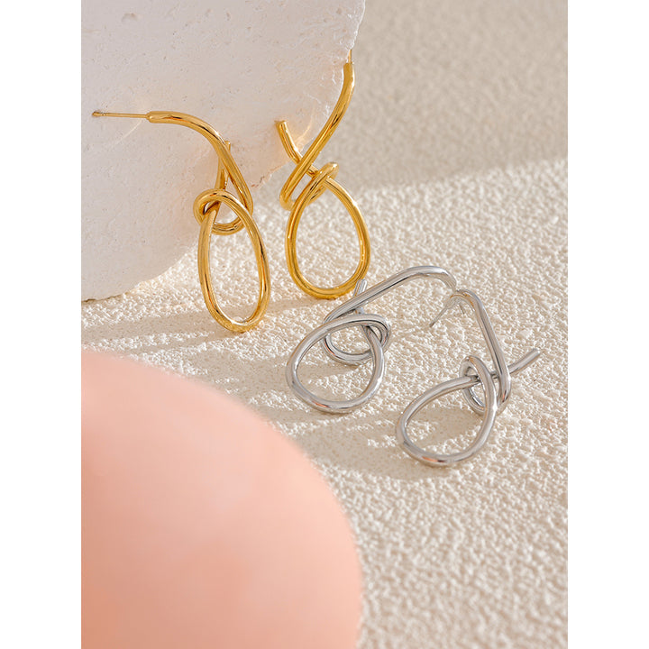 Aarohi Looped Gold Earrings