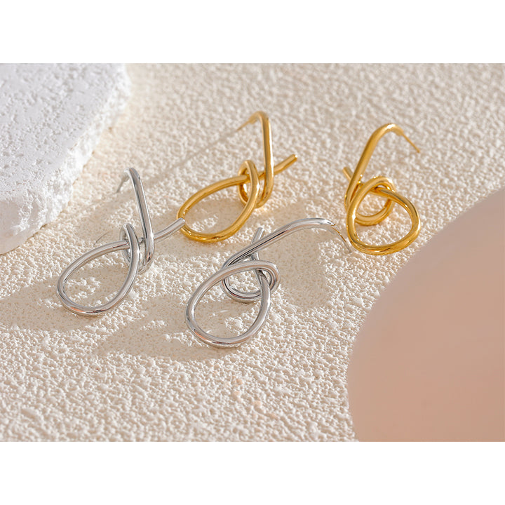 Aarohi Looped Gold Earrings