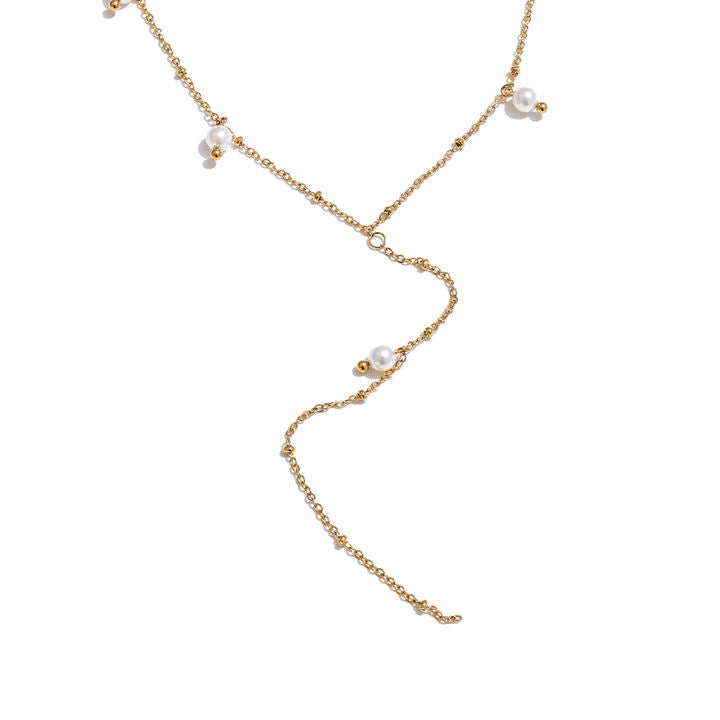 Aarohi Pearl Drape Necklace