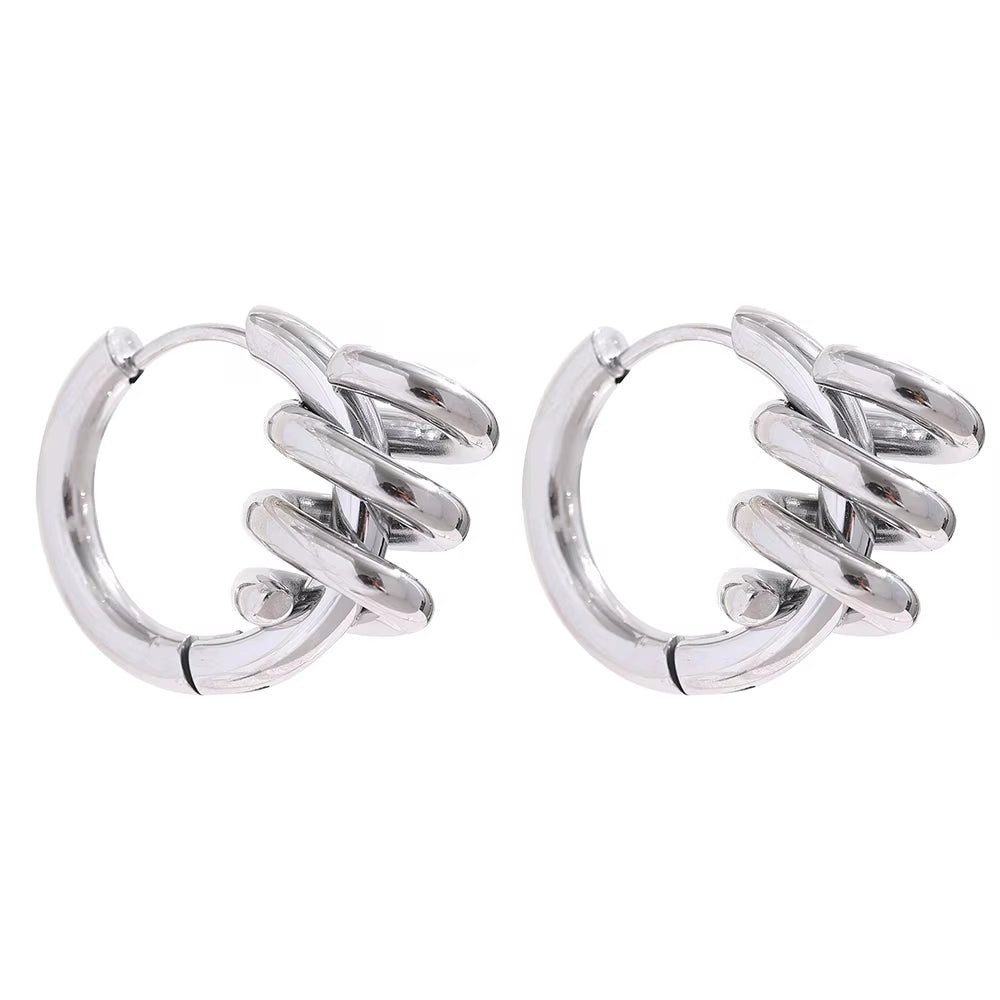 Aarohi Spiral Hoops