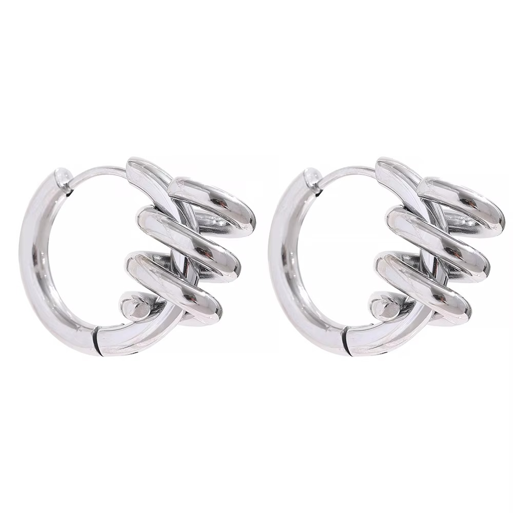 Aarohi Spiral Hoops
