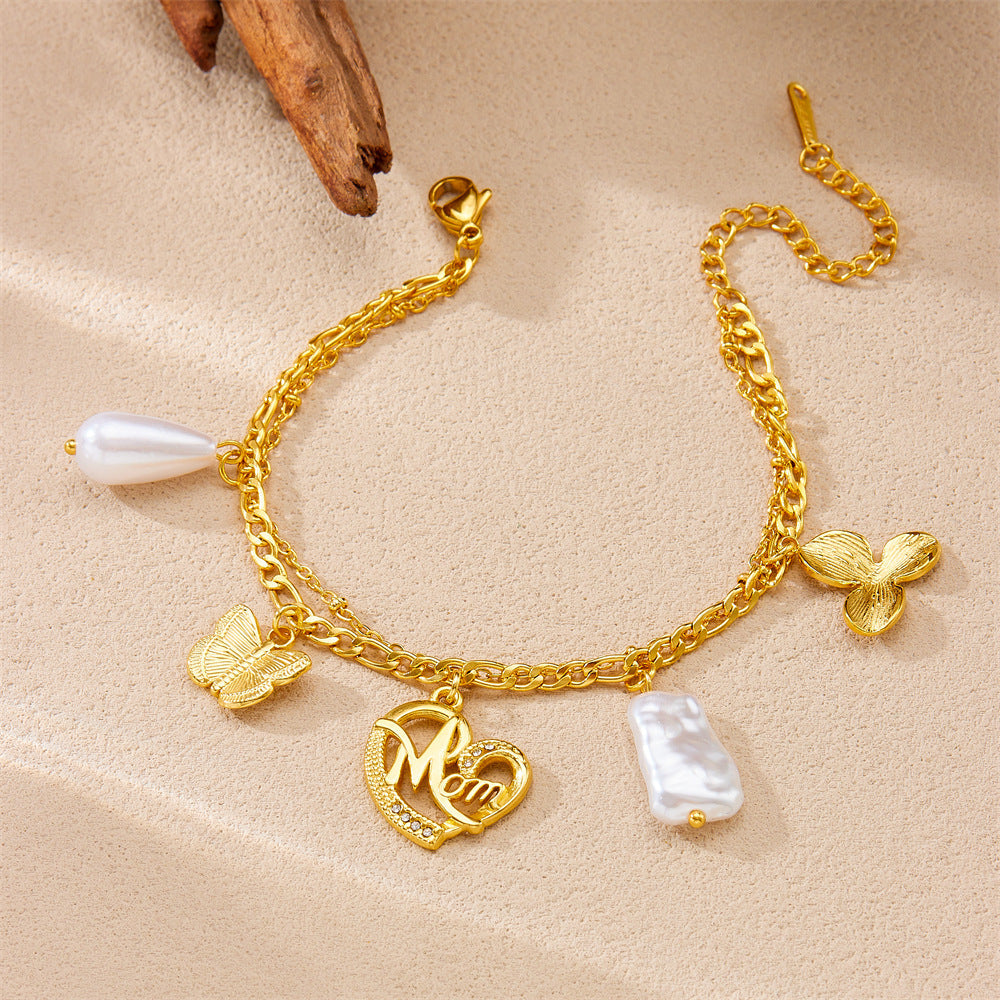 Aashi Mom Pearl Bracelet