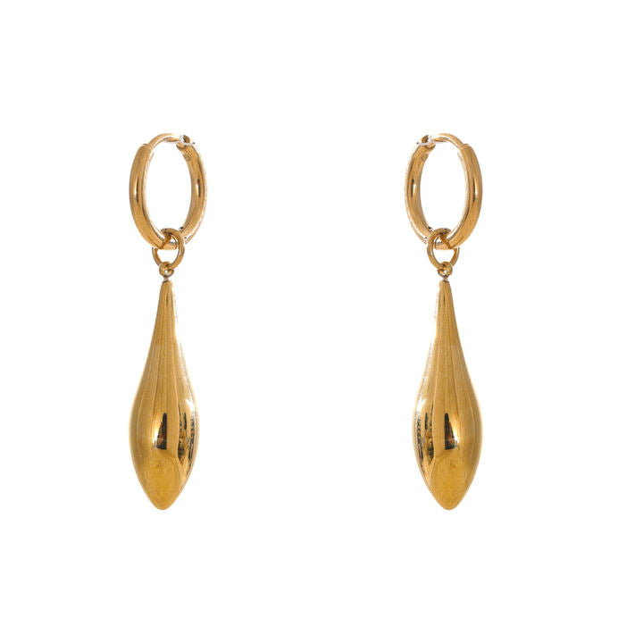 Aira Teardrop Hoop Earrings