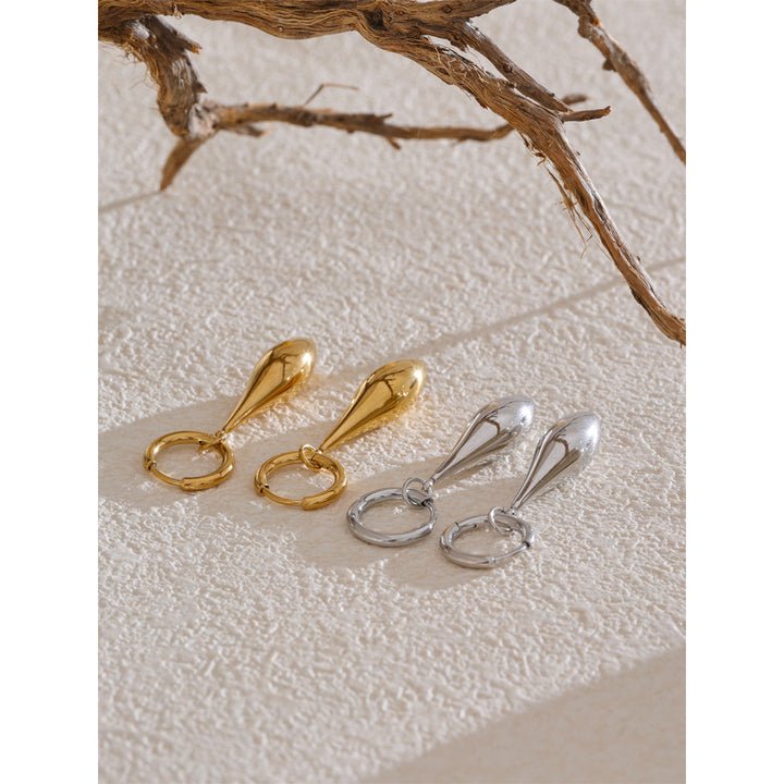 Aira Teardrop Hoop Earrings
