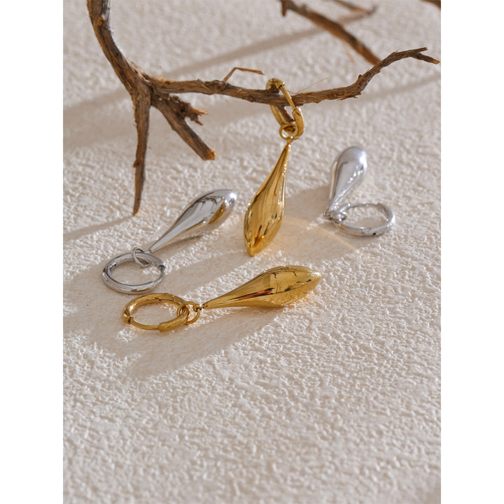 Aira Teardrop Hoop Earrings