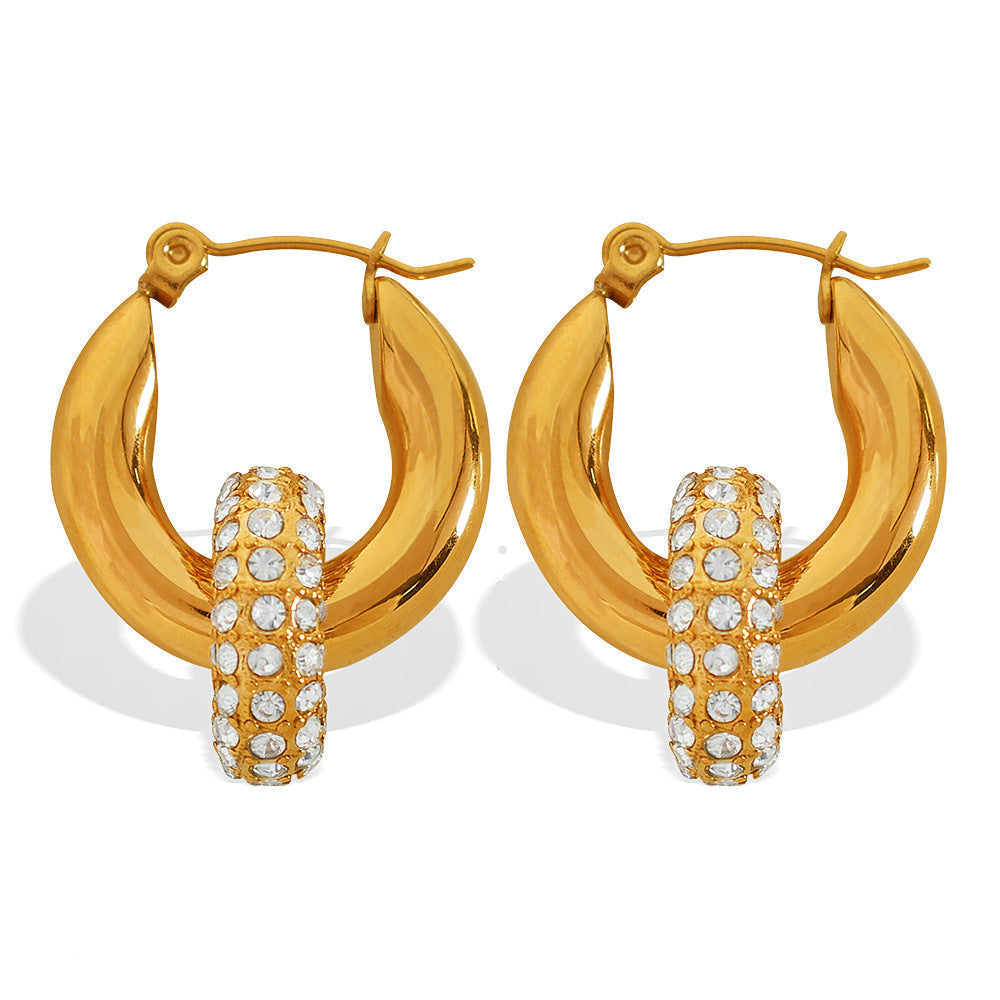 Amani Dome Hoop Earrings