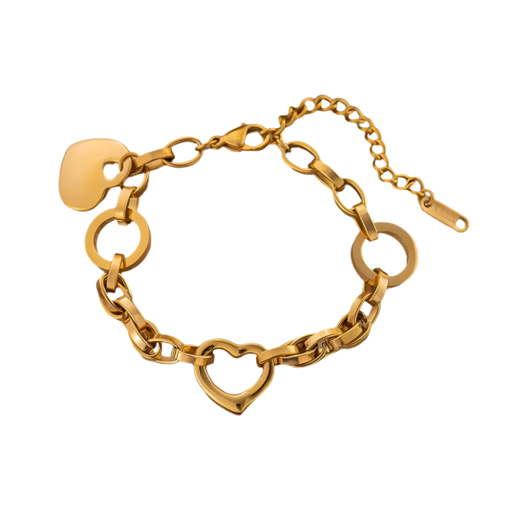 Amaya Charm Heart Bracelet