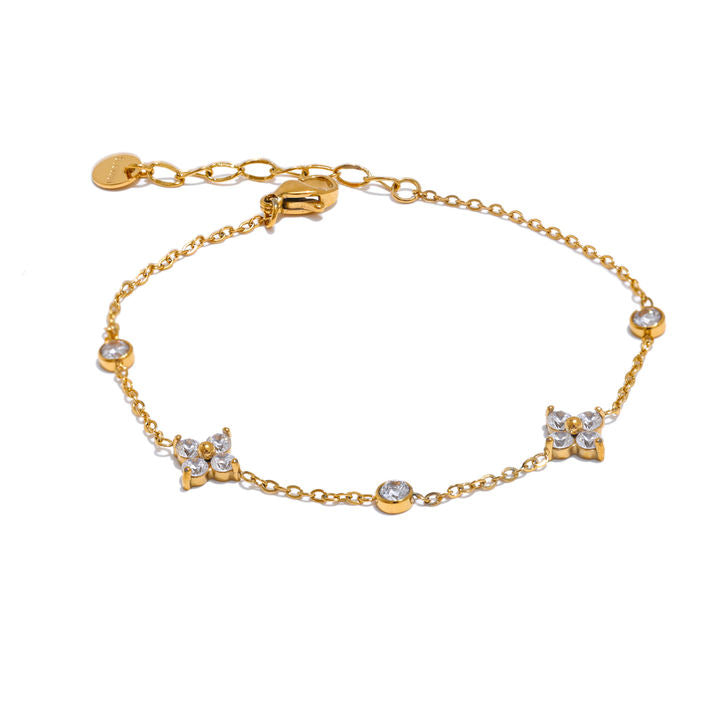 Anaya Crystal Bloom Bracelet
