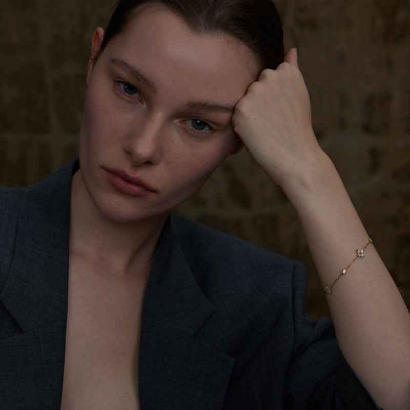 Anaya Crystal Bloom Bracelet