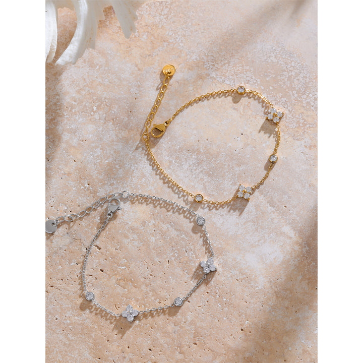 Anaya Crystal Bloom Bracelet