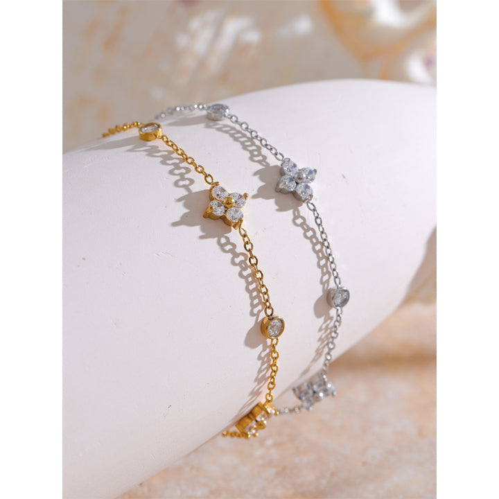 Anaya Crystal Bloom Bracelet