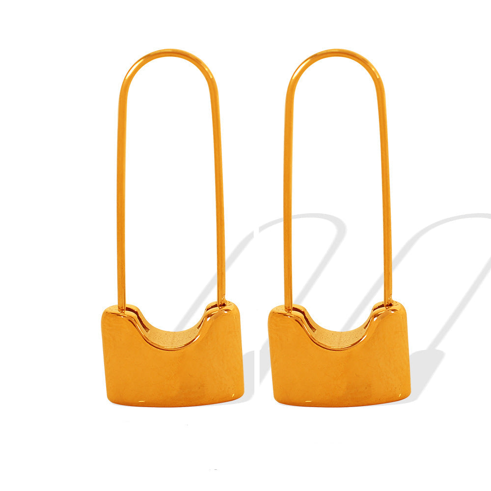 Aroha Bar Loop Earrings