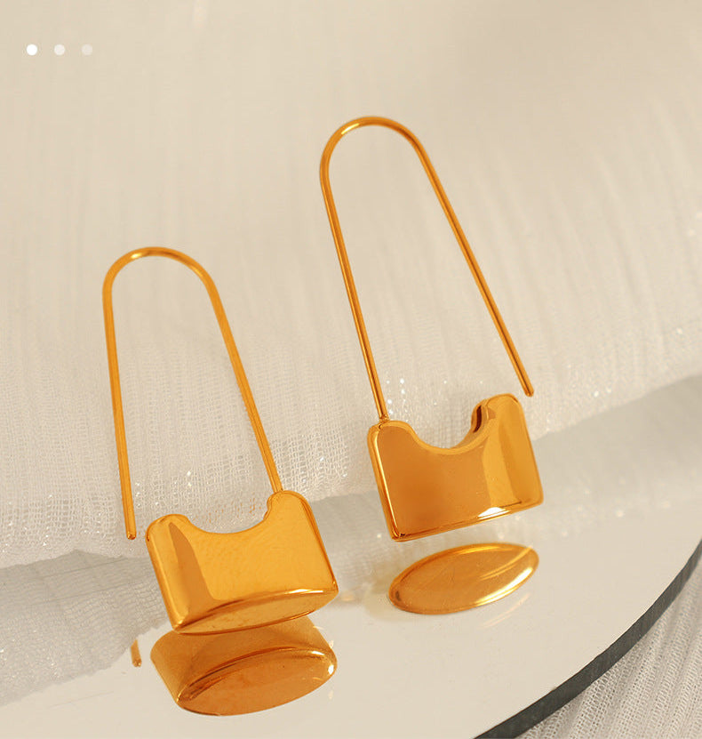 Aroha Bar Loop Earrings