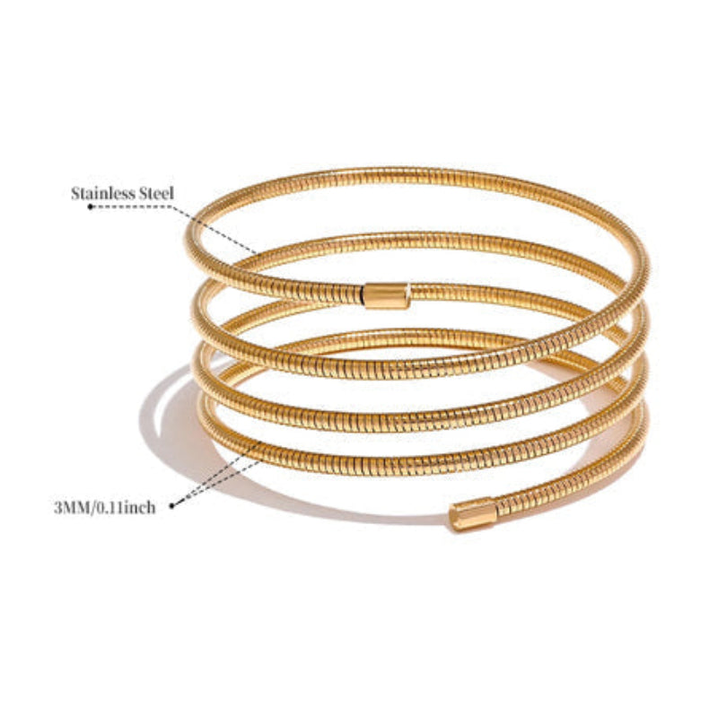 Avni Coil Wrap Bracelet