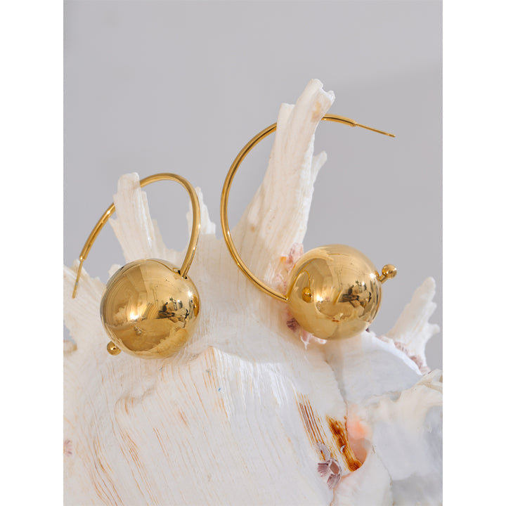 Avni Orb Hoop Earrings