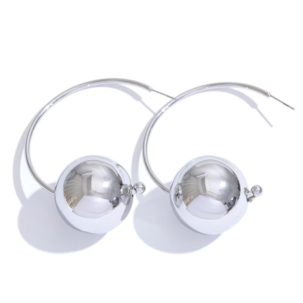 Avni Orb Hoop Earrings