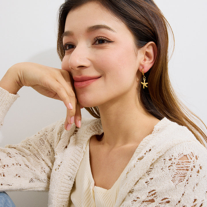 Azure Shell Earrings