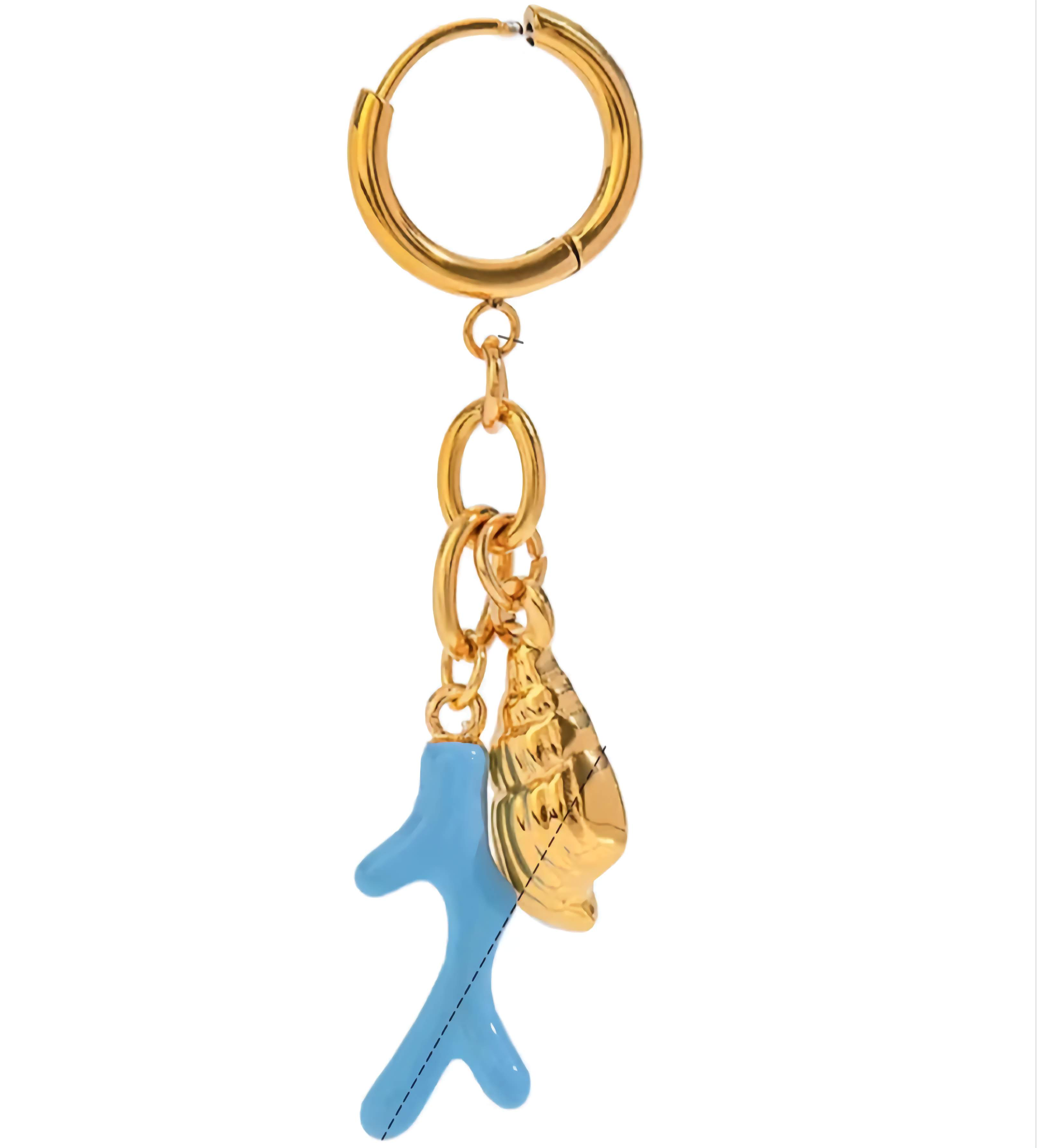 Azure Shell Earrings