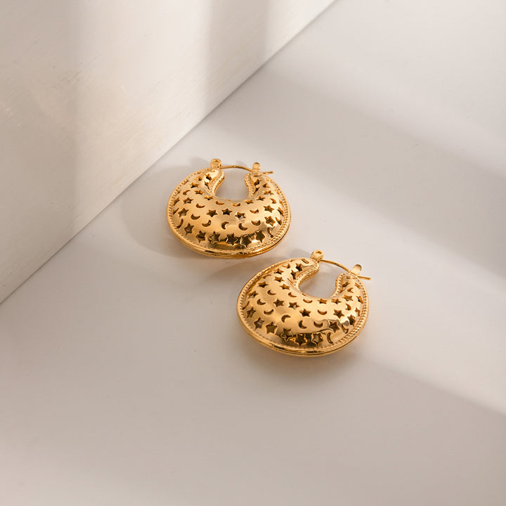 Celeste Eclipse Hoops