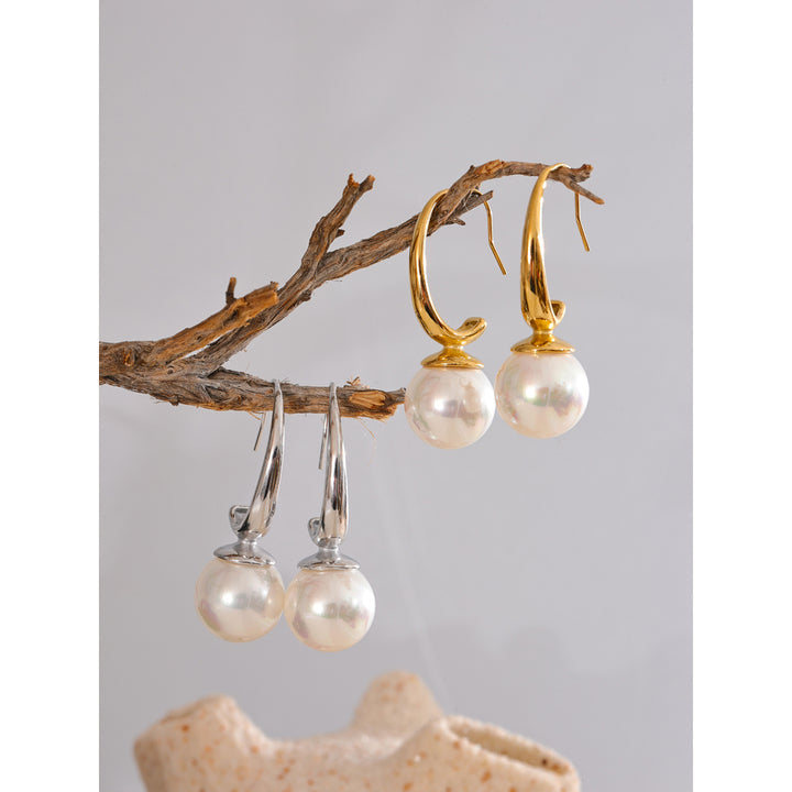 Celeste Pearl Drop Earrings