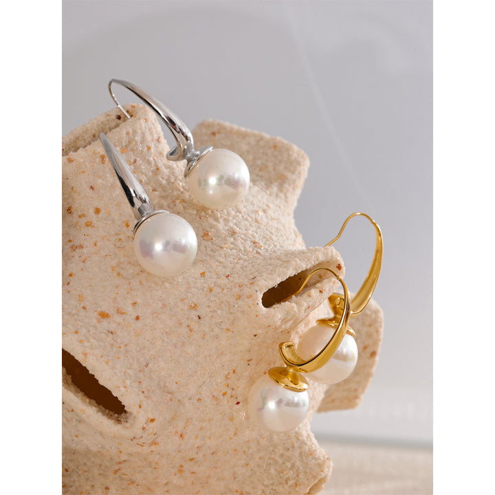 Celeste Pearl Drop Earrings