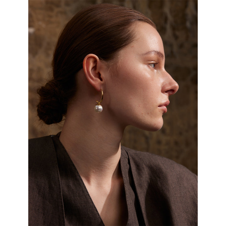 Celeste Pearl Drop Earrings