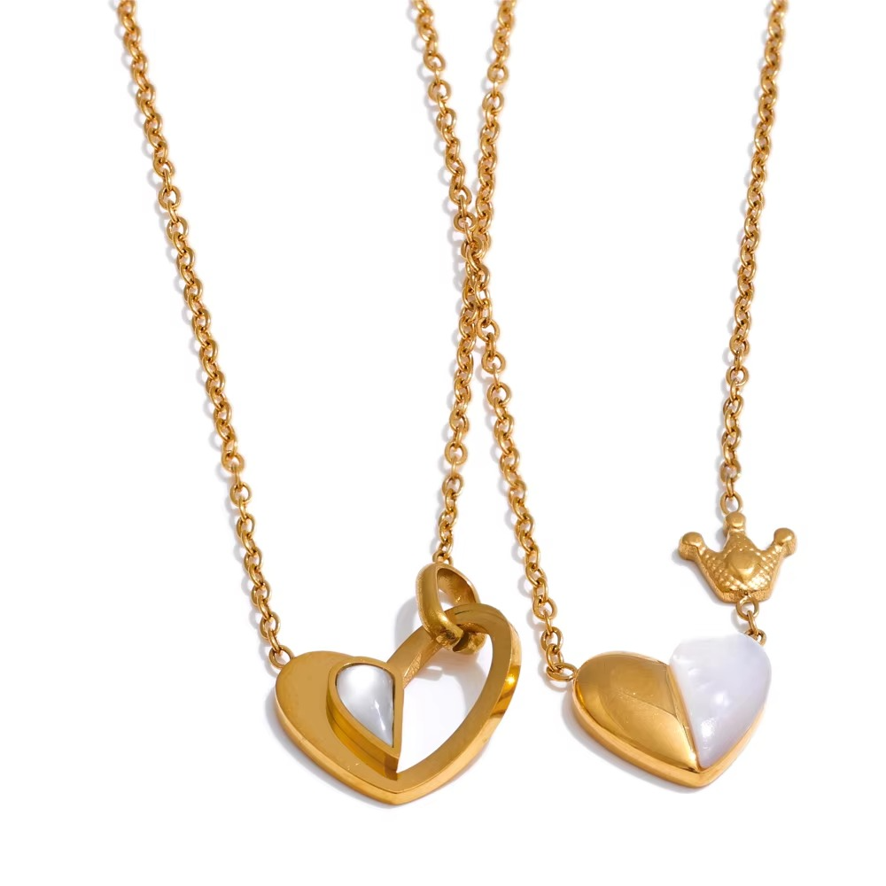 Crowned Love Duo Necklace