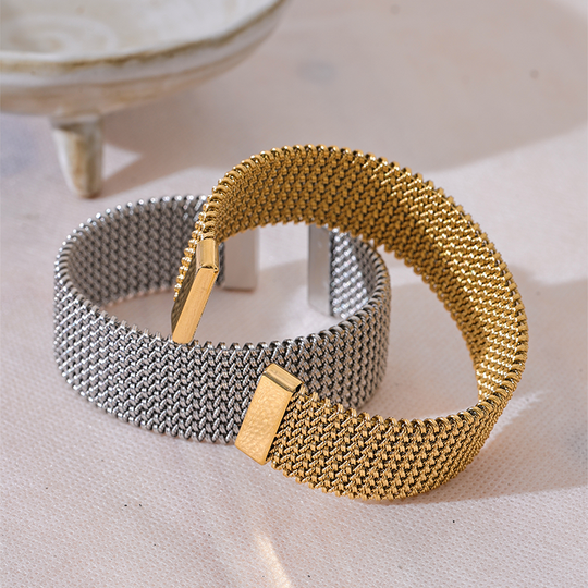 Divya Mesh Cuff Bracelet