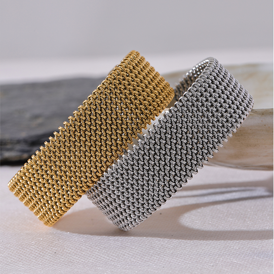 Divya Mesh Cuff Bracelet
