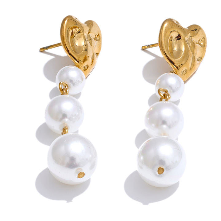 Divya Pearl Cascade Earrings