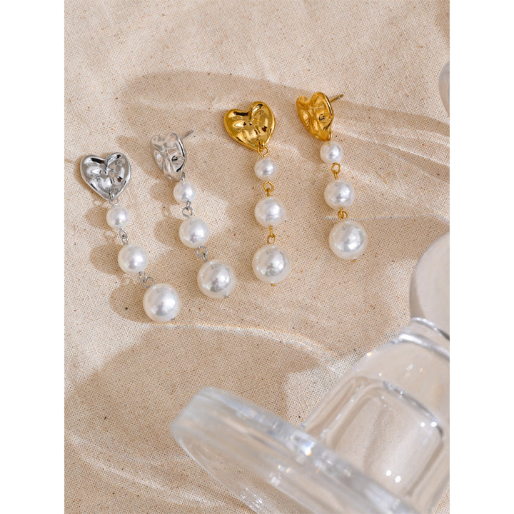 Divya Pearl Cascade Earrings