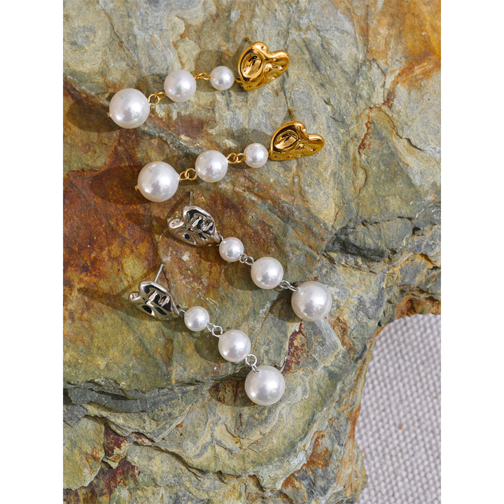 Divya Pearl Cascade Earrings